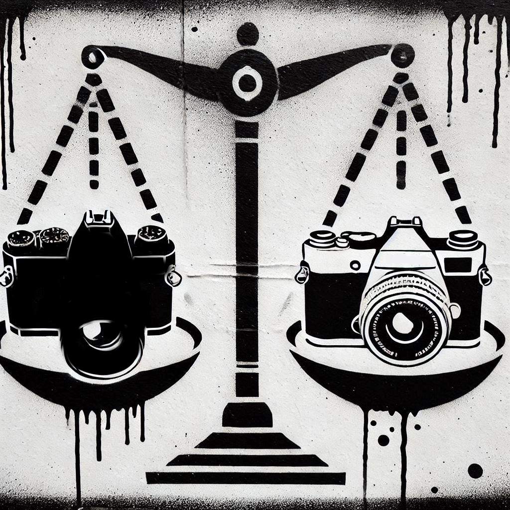 Understand White Balance for Photography. Graffiti style illustration. Blue, Black and Gray.