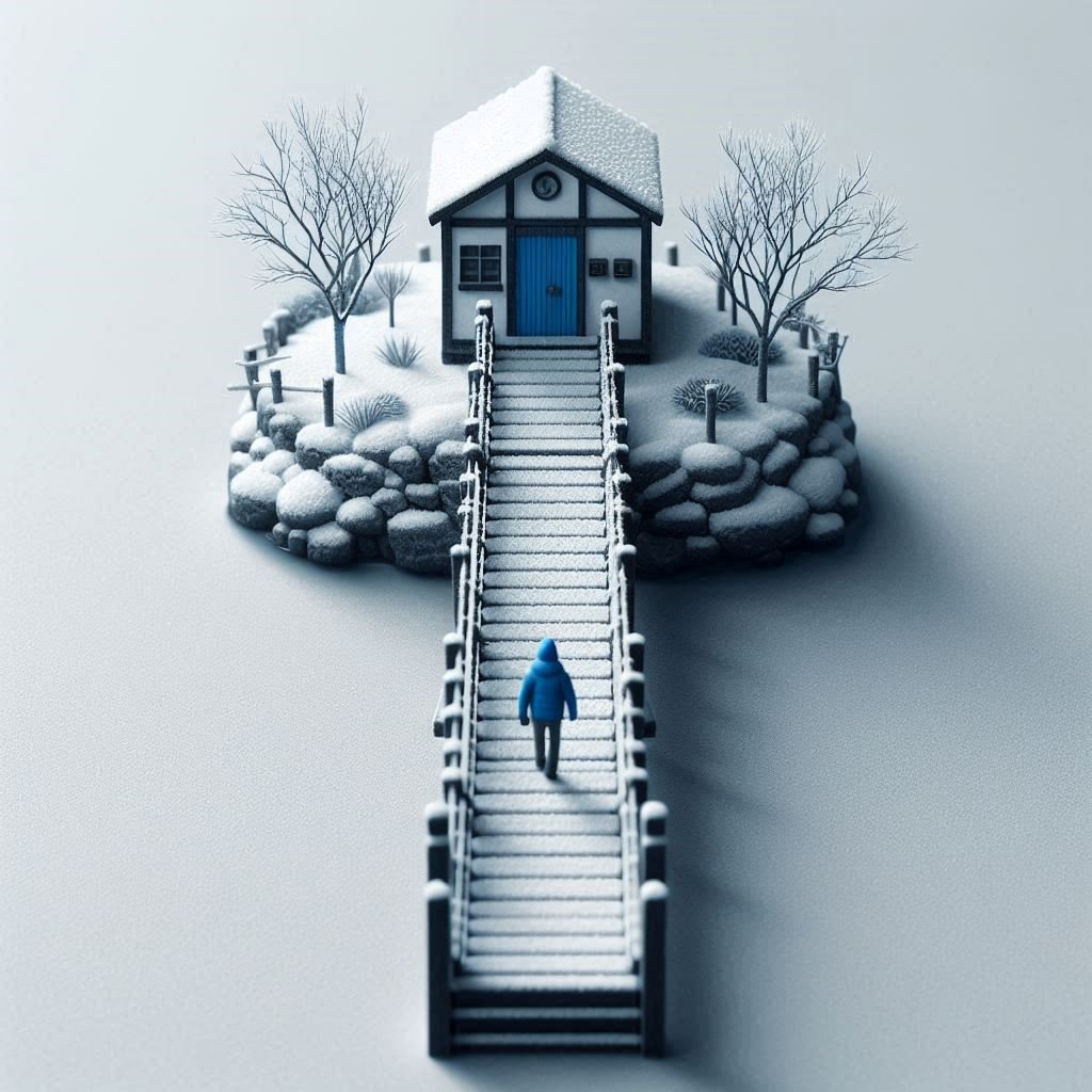 Keep It Simple for Photography. Graffiti style illustration. Blue, Black and Gray.