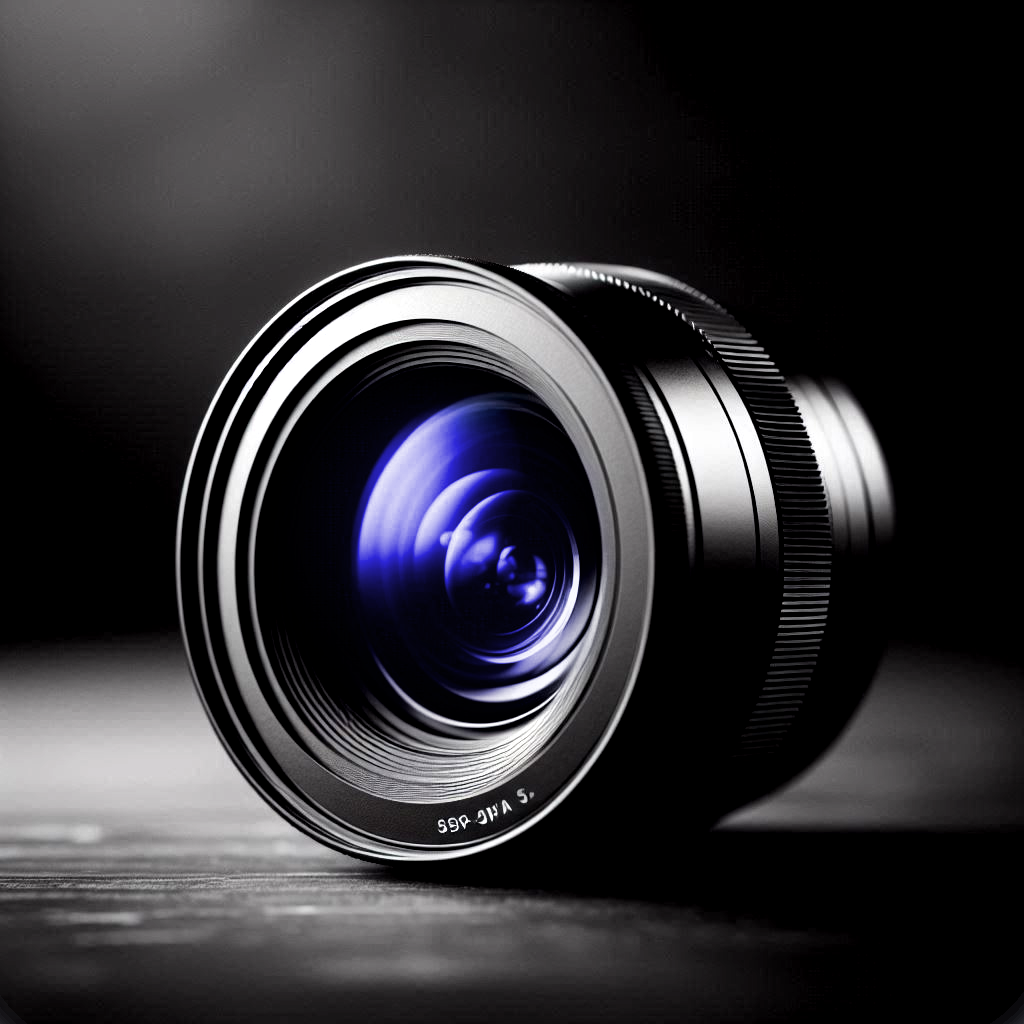 Use a Prime Lens for Photography. Graffiti style illustration. Blue, Black and Gray.