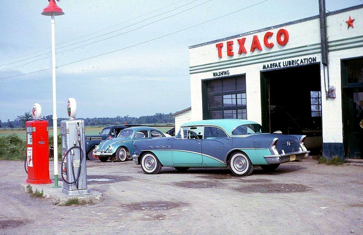 old color kodachrome photograph.